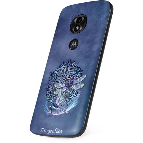 Brigid Ashwood Dragonfly Celtic Knot Moto E5 Play Skin